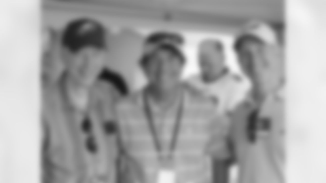 The great Merrill Reese was at Training Camp on Saturday