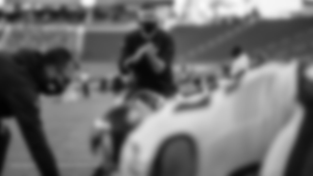Run Game Coordinator/Defensive Line Coach Matt Burke
Philadelphia Eagles vs. San Francisco 49ers at Levi's Stadium on October 4, 2020