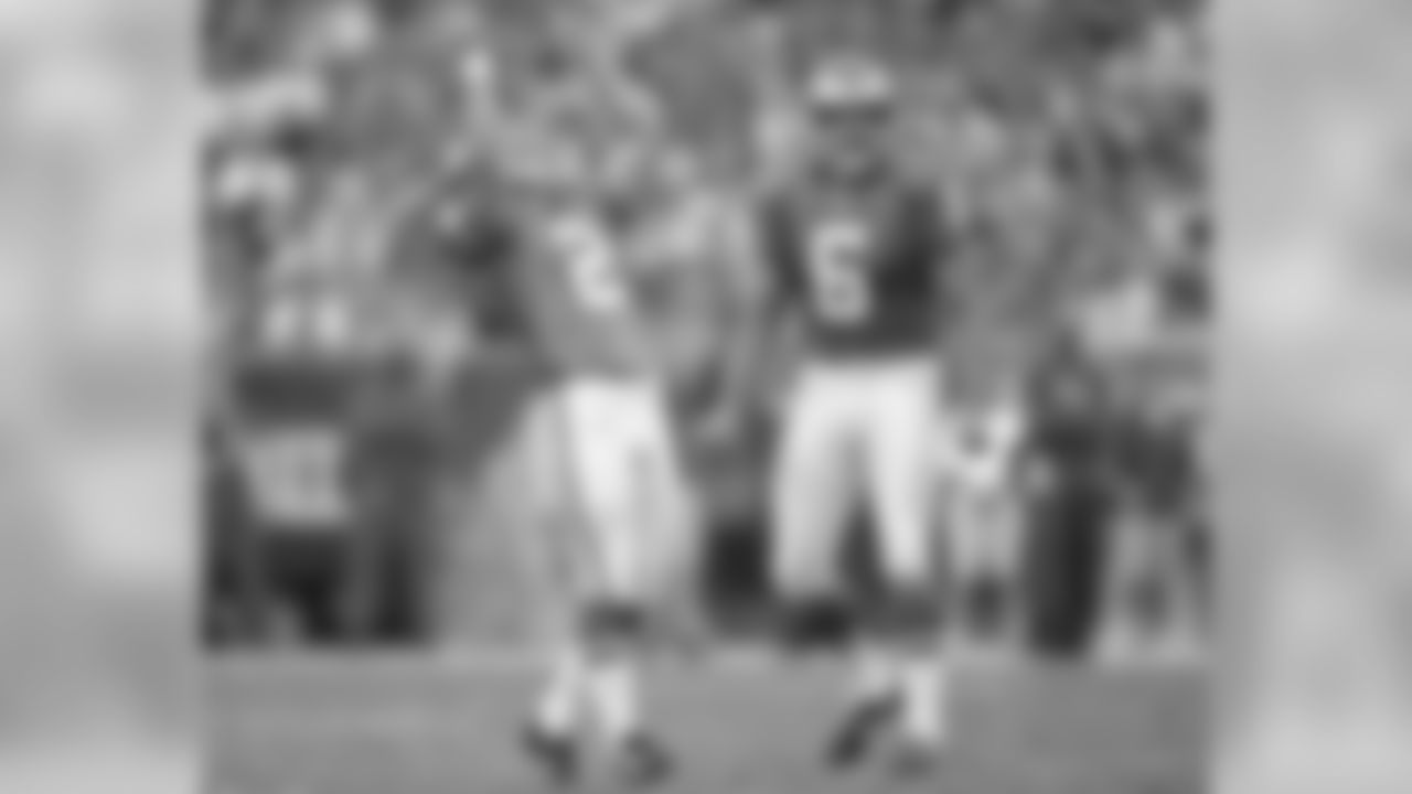 K David Akers with P Sav Rocca