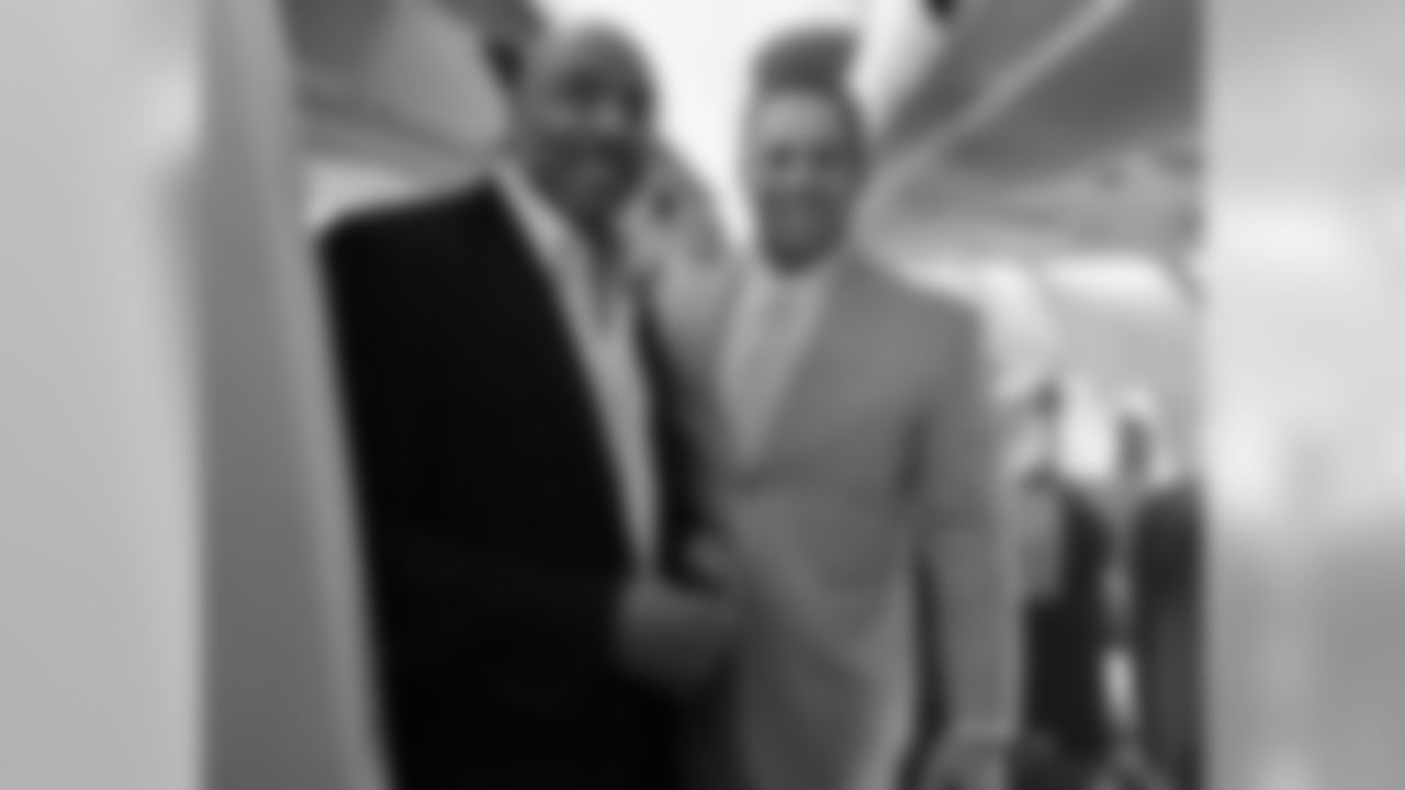 Legendary WR and analyst for WYSP Mike Quick and LS Jon Dorenbos