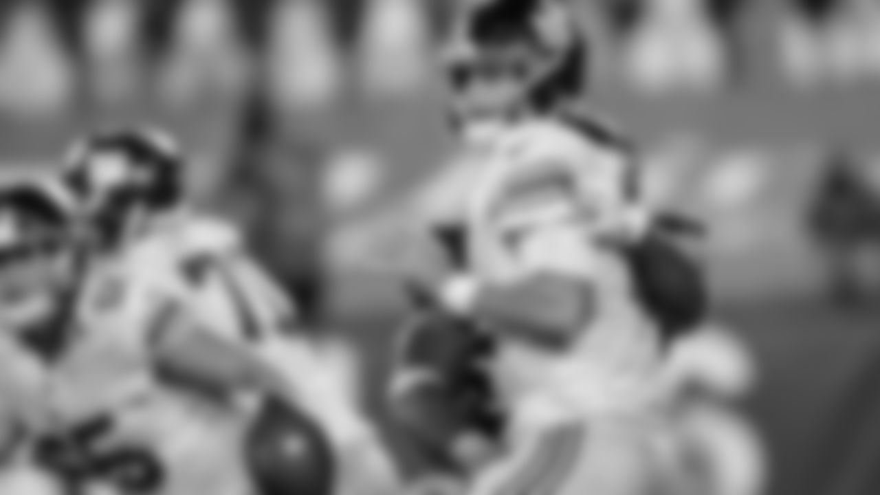 DE Brandon Graham secures a strip-sack to secure the win
