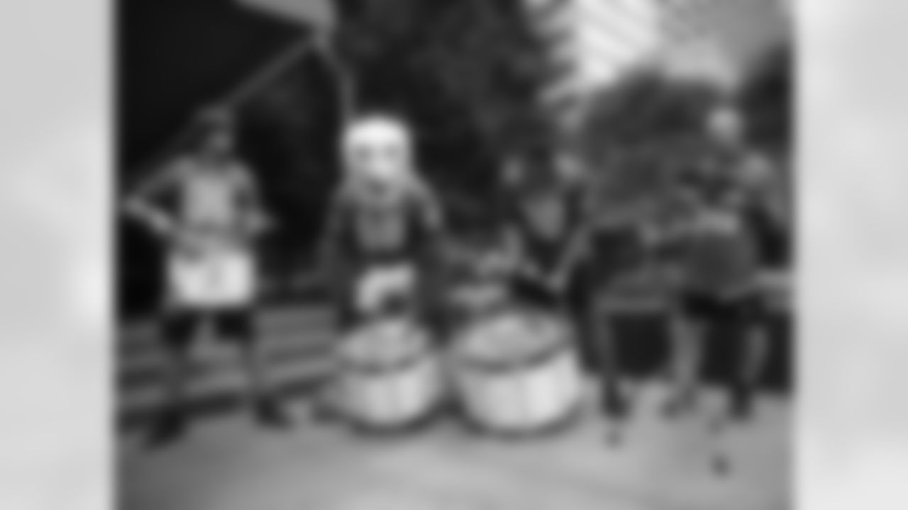SWOOP on the drums with the Eagles Drumline