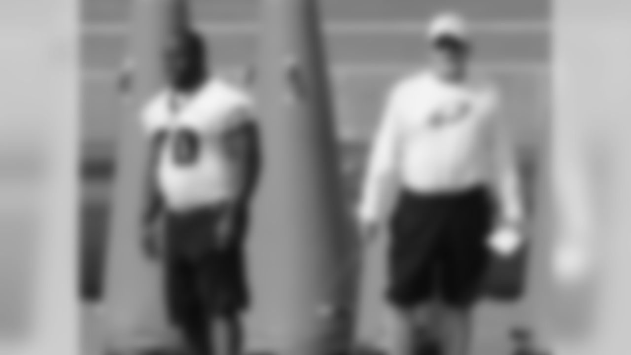 DT Ollie Ogbu and defensive line coach Jim Washburn