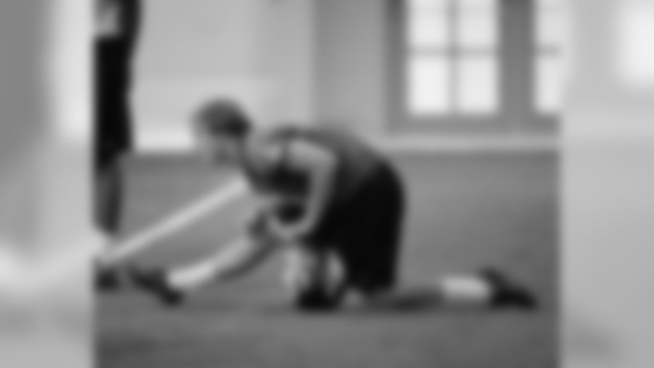 K Sam Swank loosens up