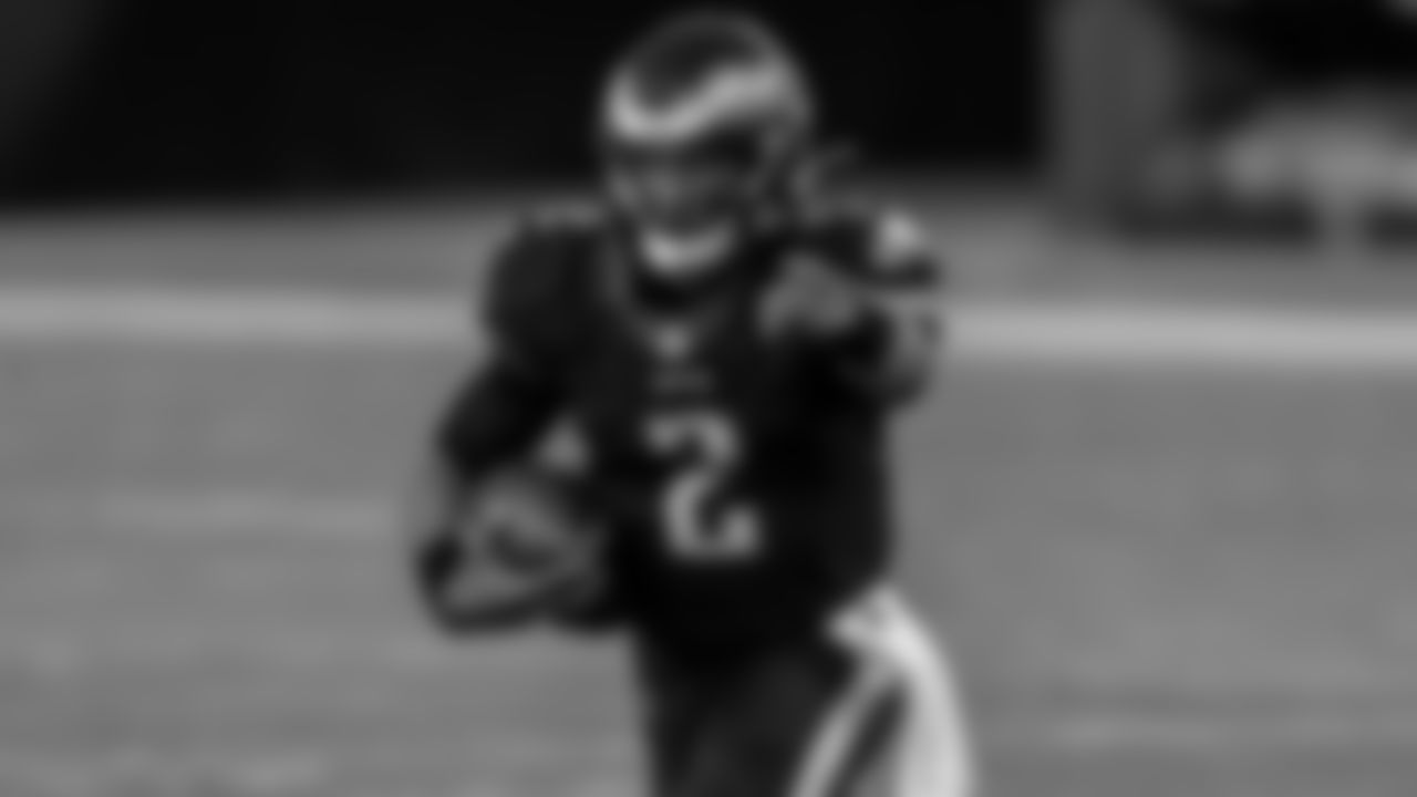 QB Jalen Hurts
Philadelphia Eagles vs. New Orleans Saints at Lincoln Financial Field on December 13, 2020
