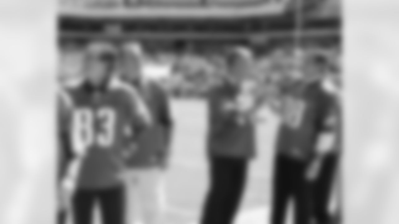 Vince Papale (83), Joe Pisarcik (9), Jerry Sisemore (76) and John Spagnola (88)