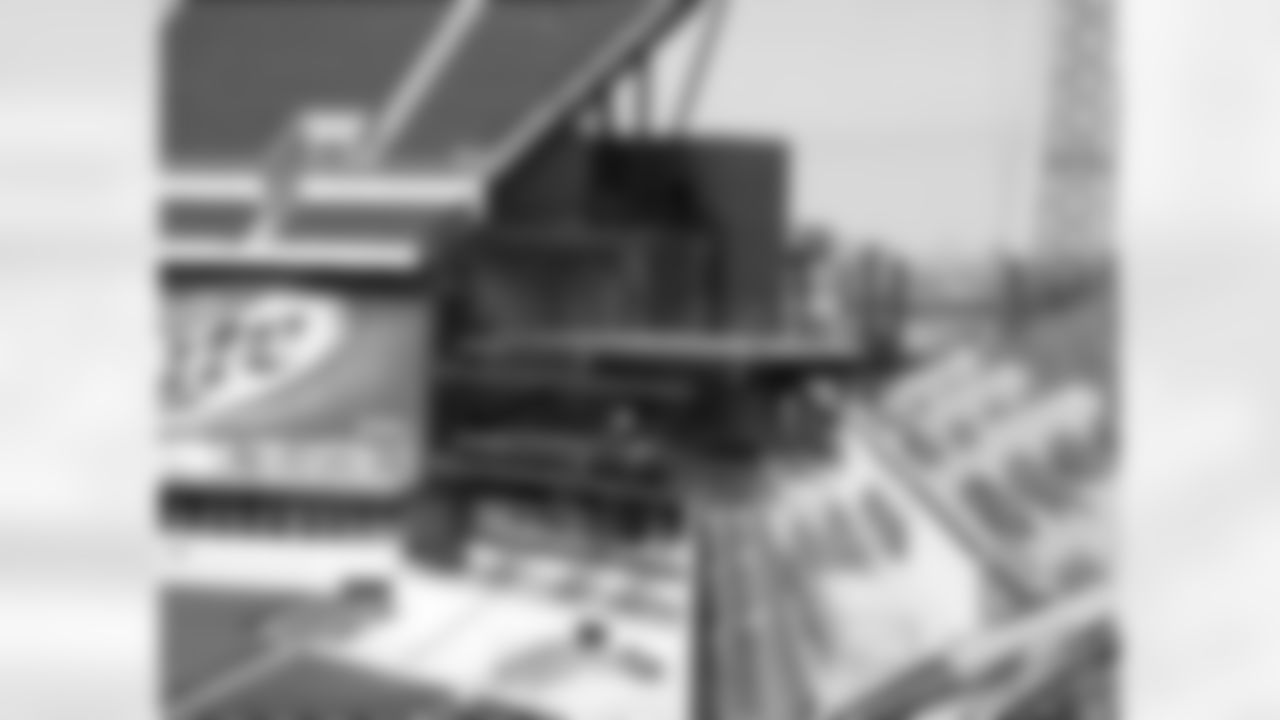 A view of the construction in the Northeast corner