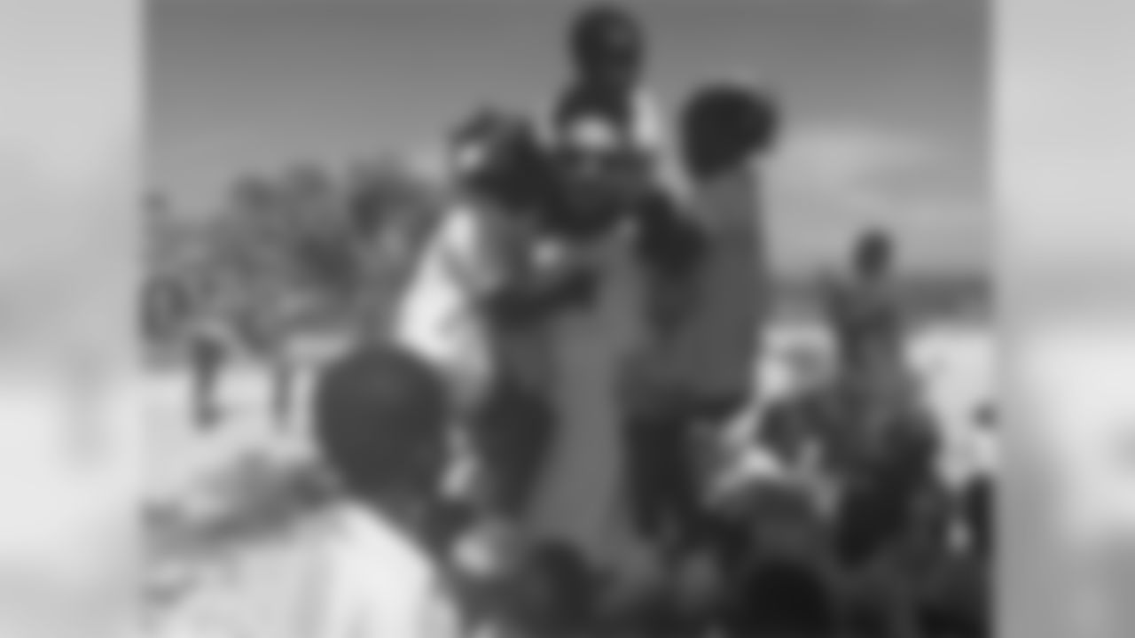 Barwin turns into a big kid in Haiti
