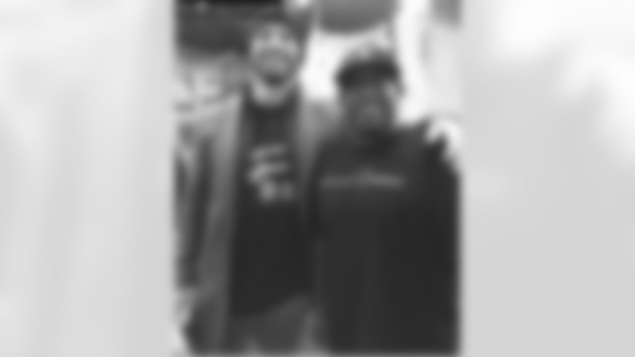 "Want to thank my friend @djpremier for coming and catching our game today and more importantly for always supporting @waterboysorg. Legendary dude in his profession but an even better person!!" - Chris Long