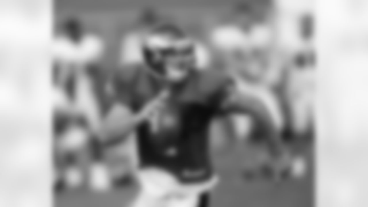 QB Kevin Kolb rolls out of the pocket