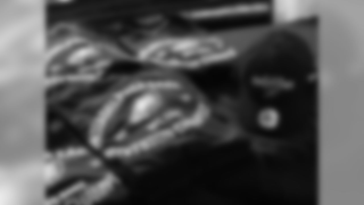 NFC East championship gear, autographed merchandise and tickets to the NFC Wild Card playoff game were raffled off at the Eagles Pep Rally held Thursday at Chickie's and Pete's