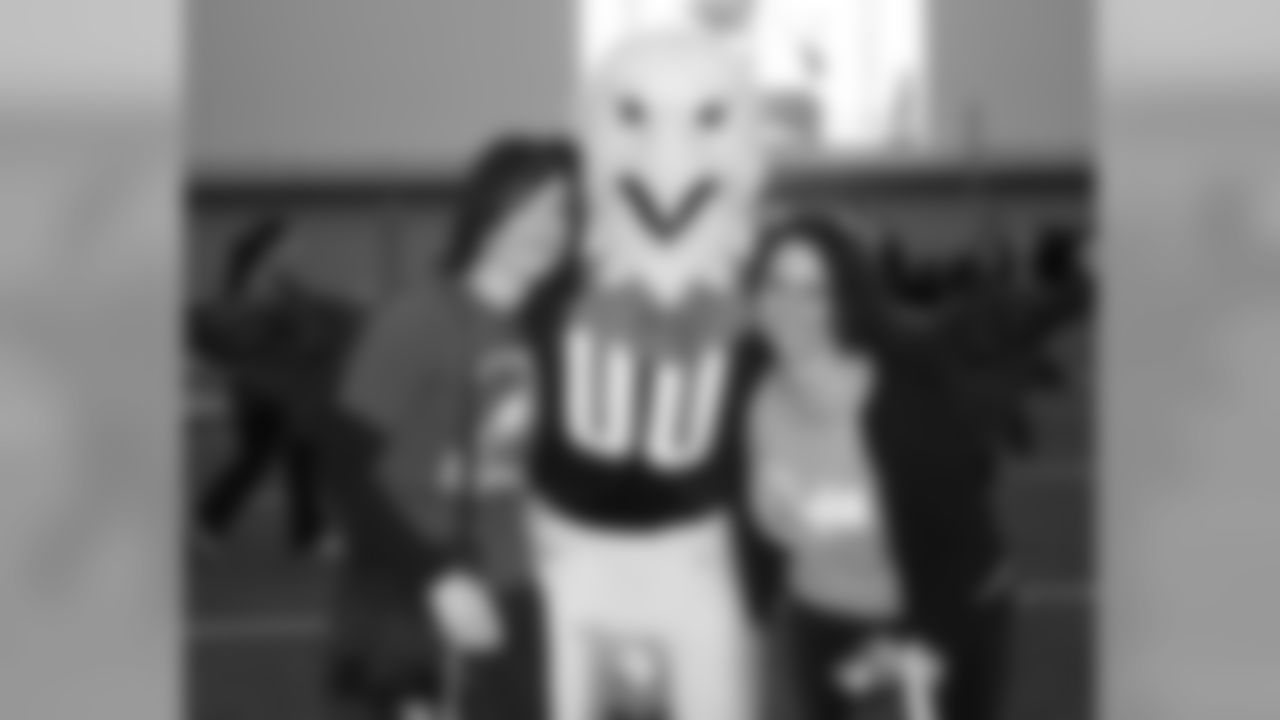 The ladies take a break for a photo with SWOOP.