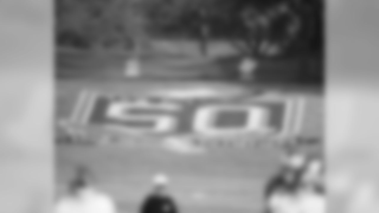 The Eagles 1960's championship logo is displayed at Lehigh