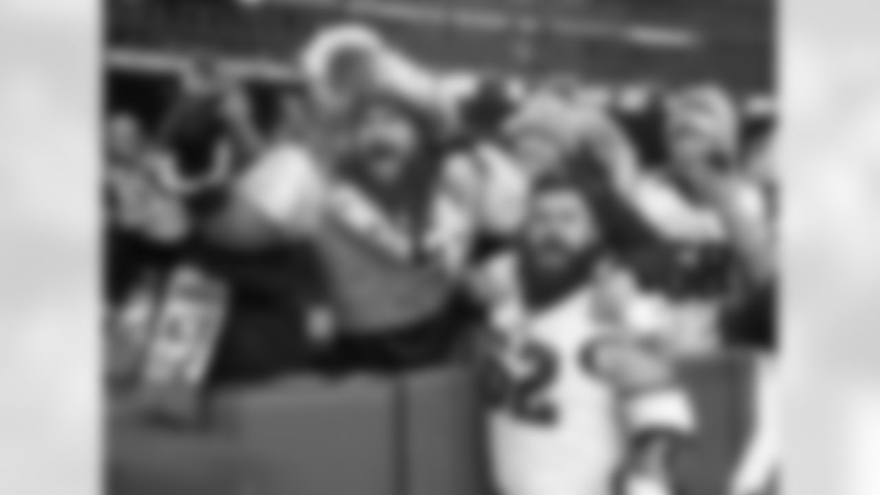 C Jason Kelce with one of his many fans