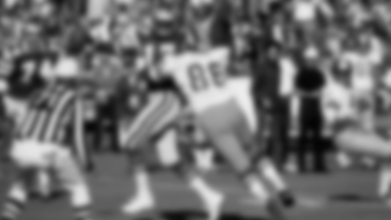 Harold Carmichael's 432 receptions were 39 more than the next closest players in that span