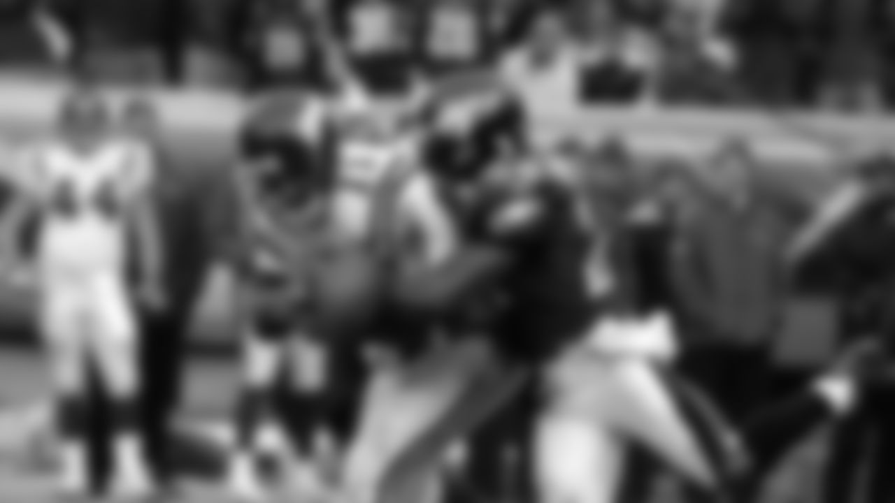 Brian Dawkins sacked Daunte Culpepper in the 2004 NFC Divisional Playoff Game.