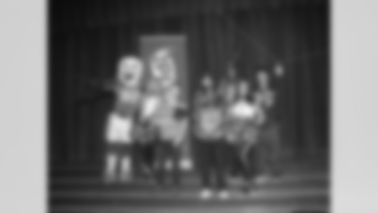 Some of the students even took home NFC East Championship hats