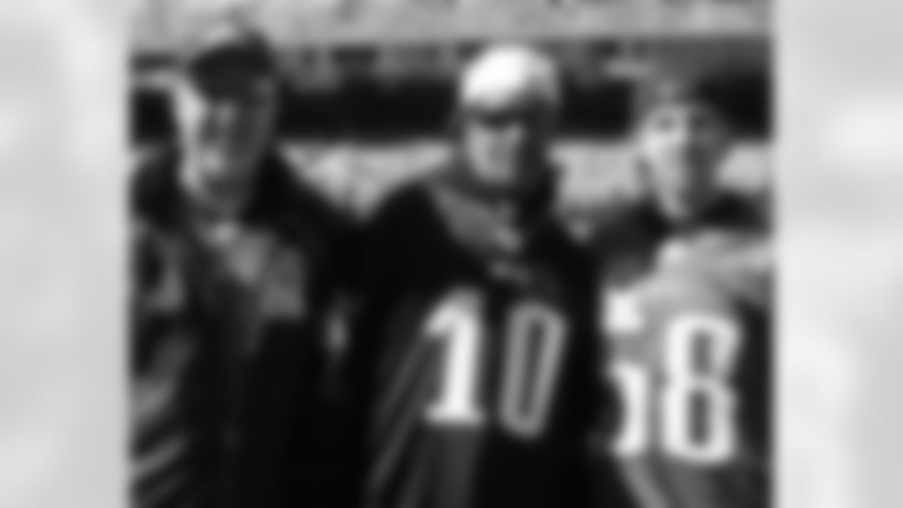 Stu and Matt in San Francisco with DeSean Jackson's dad, Bill, who is battling cancer