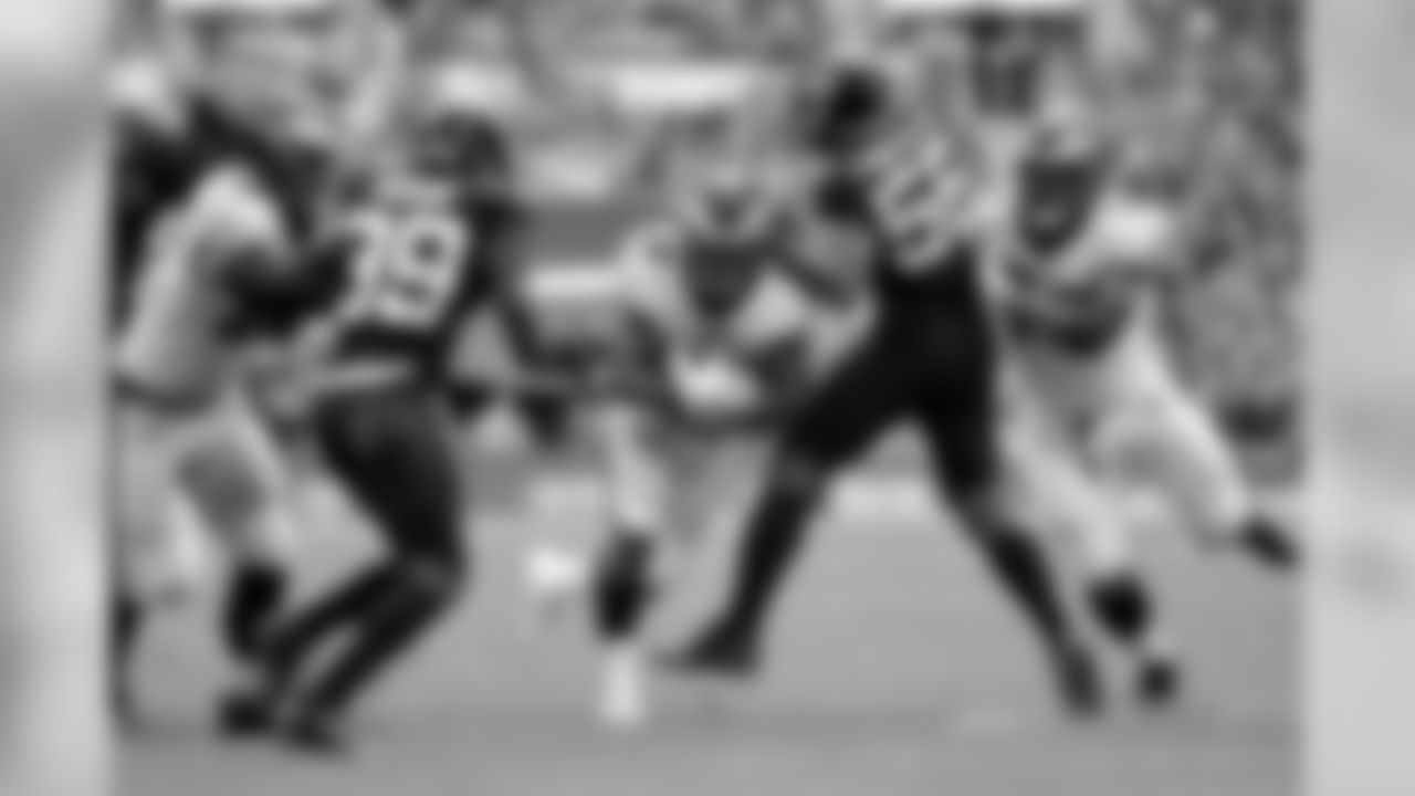 RB Corey Clement
Philadelphia Eagles vs. Jacksonville Jaguars at Wembley Stadium on October 28, 2018