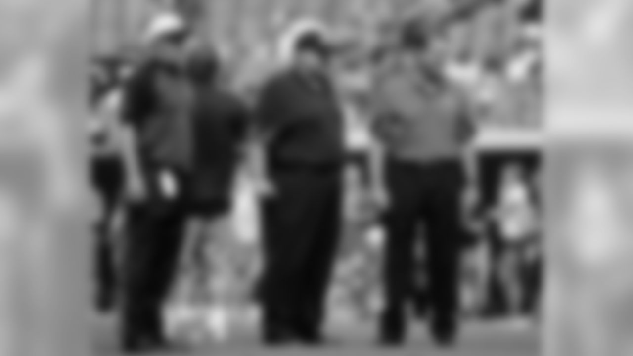 Coach Doug Pederson, Coach Bobby April and Jaguars Coach Jack Del Rio