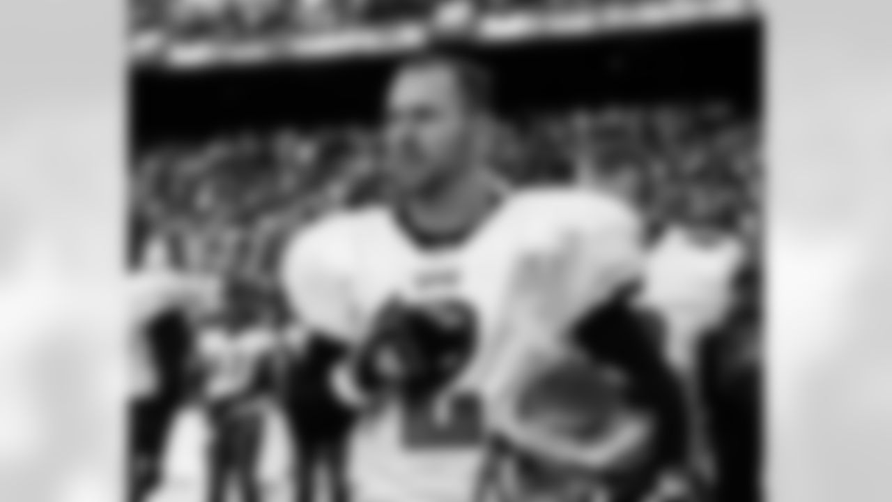 K David Akers during National Anthem
