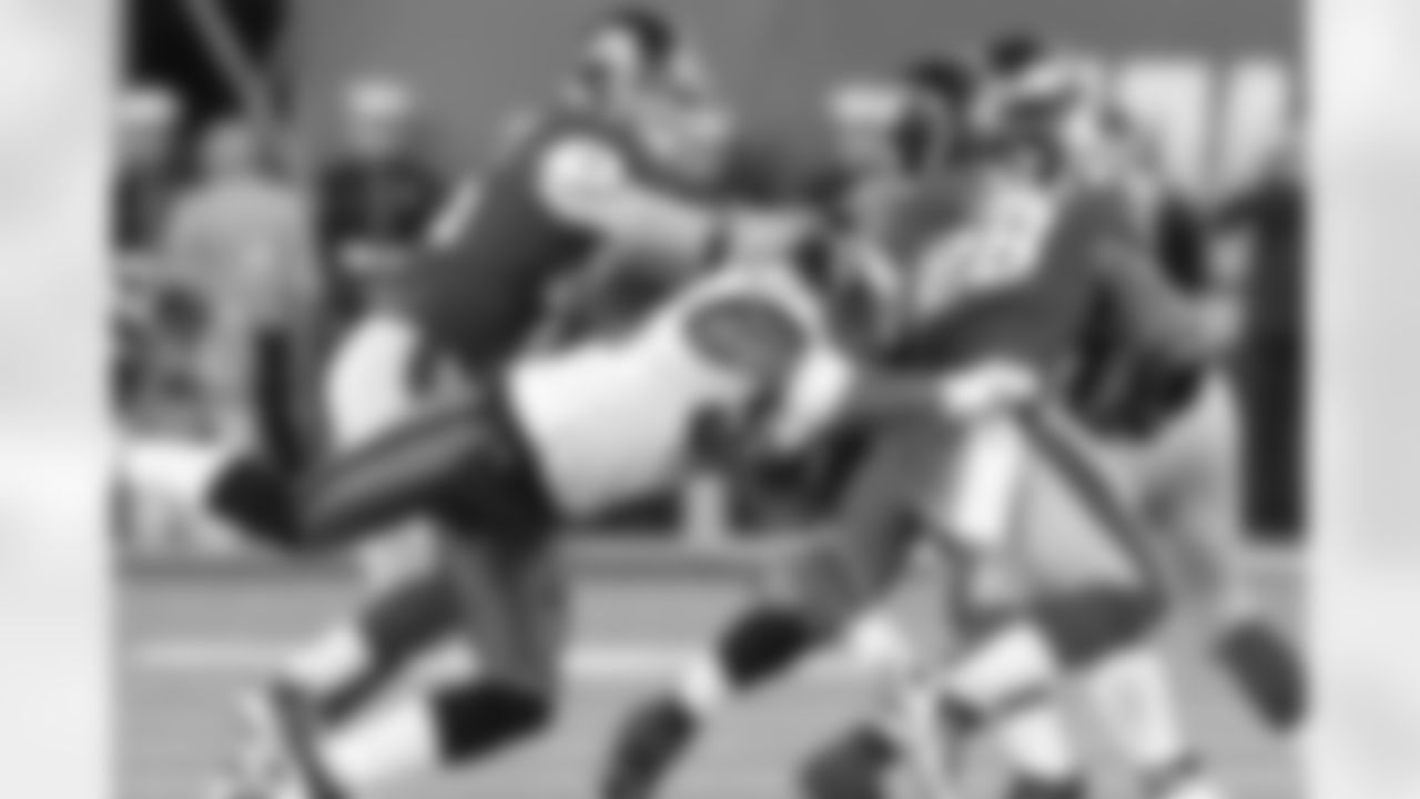 Defense makes a tackle