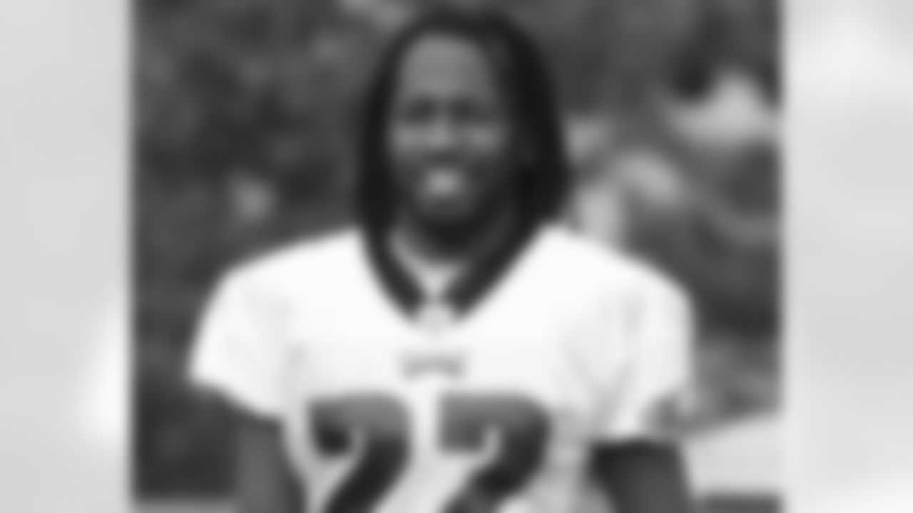 CB Asante Samuel walks onto to the practice fields