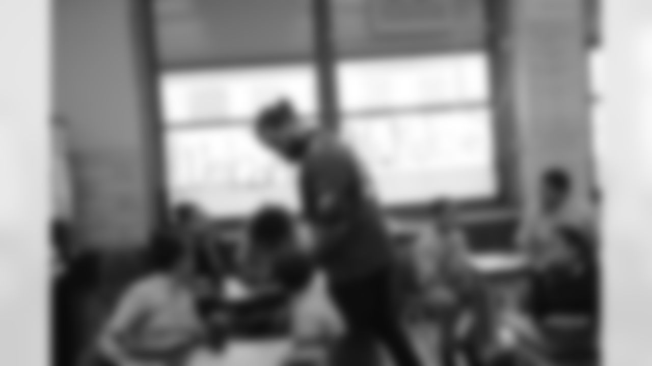 Kelce was a big hit amongst the students