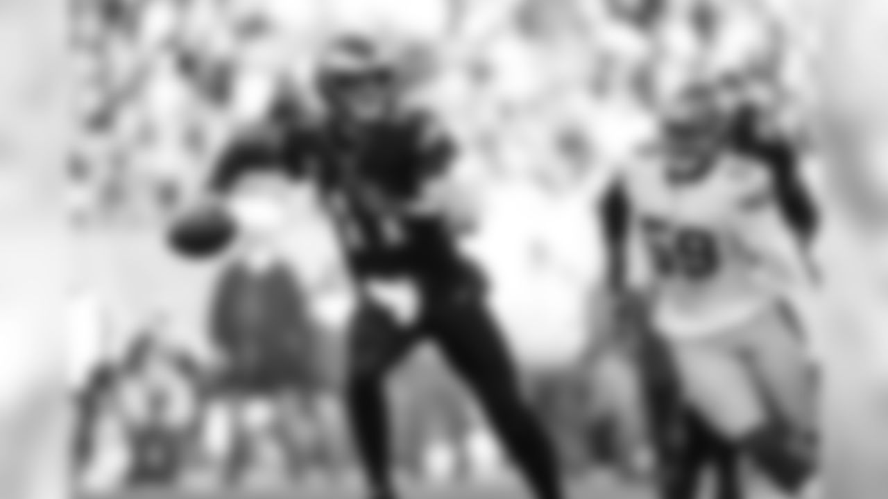 QB Carson Wentz
Philadelphia Eagles vs. New York Giants at Lincoln Financial Field on November 25, 2018