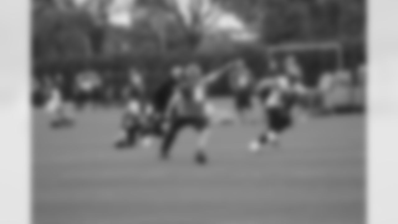 Special Teams drills with K Caleb Sturgis