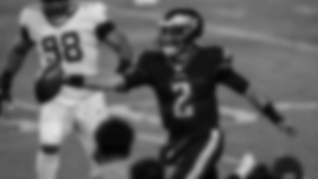 QB Jalen Hurts
Philadelphia Eagles vs. New Orleans Saints at Lincoln Financial Field on December 13, 2020