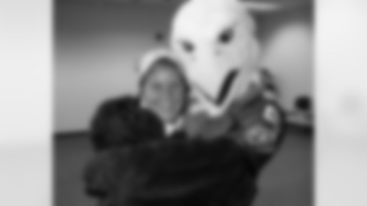 Fan gets a super hug from SWOOP!