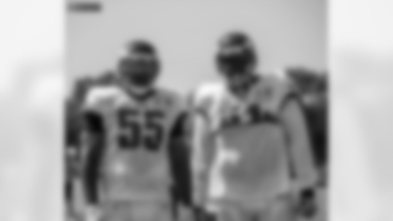 DT Fletcher Cox: "LEFT SIDEEEEE———9 years beside this guy!!!!"
