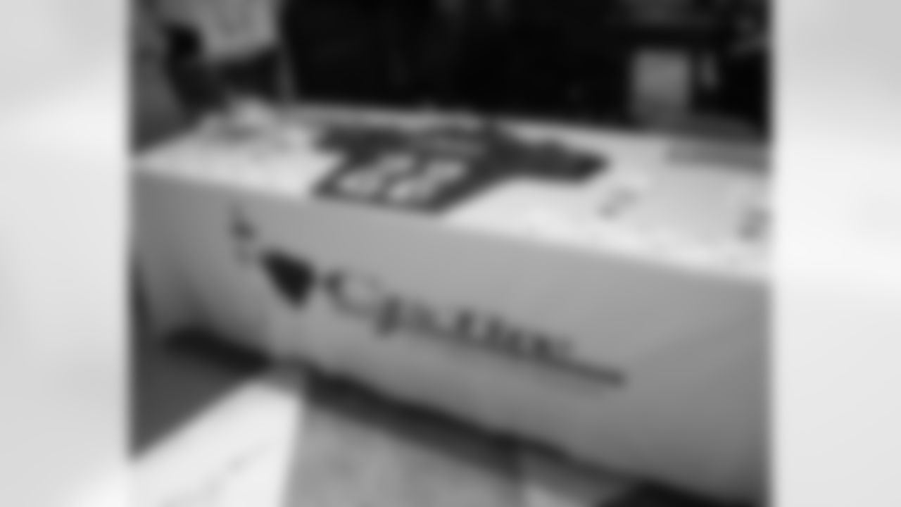 CJs Tire and Automotive Services held a sweepstakes for a signed Asante Samuel Jersey