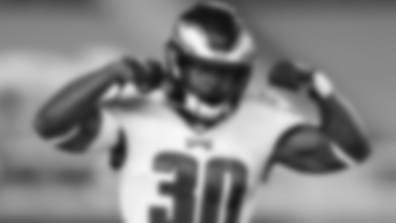 RB Corey Clement
Philadelphia Eagles vs. San Francisco 49ers at Levi's Stadium on October 4, 2020