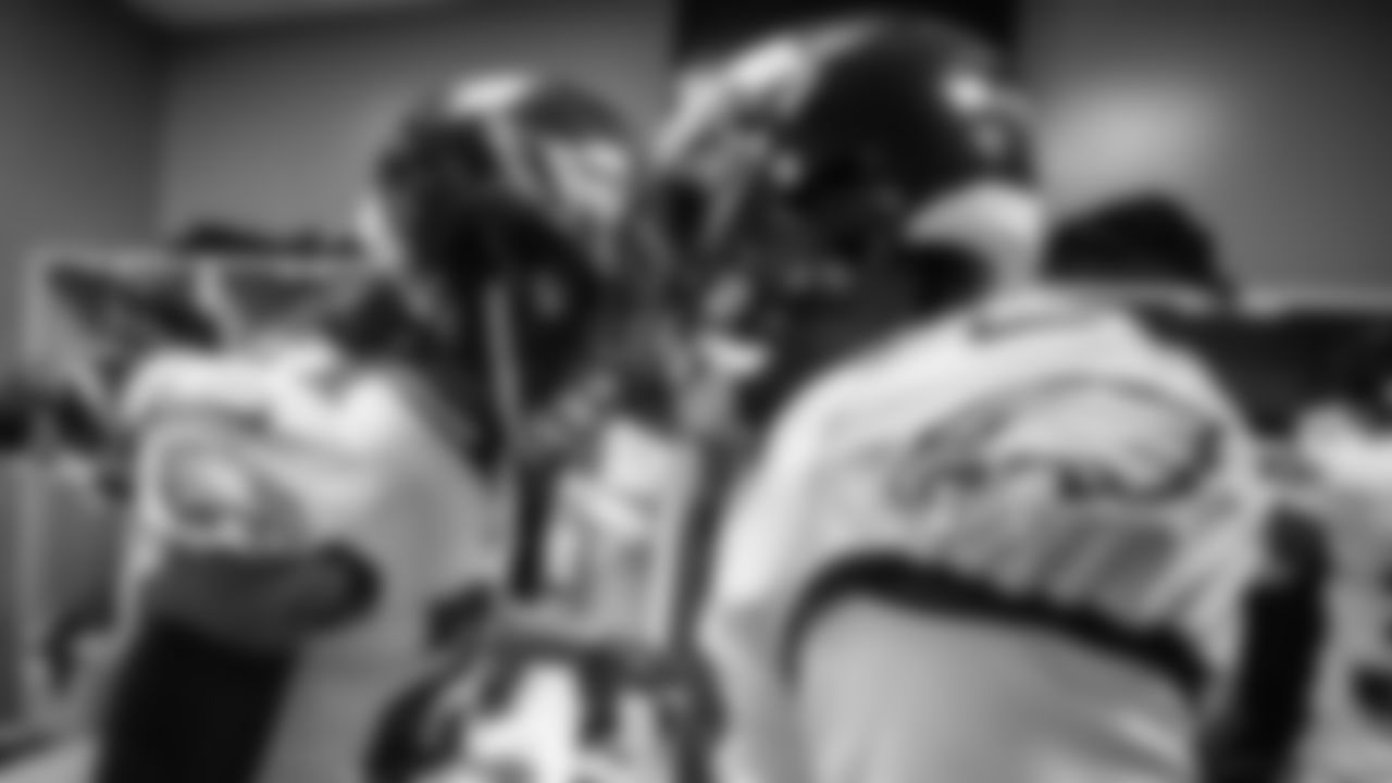 CB Ronald Darby connects with a teammate