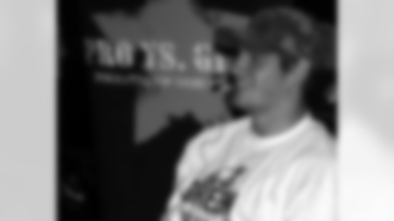 Celek and Bradley played against five members of the US Army who are stationed in Iraq