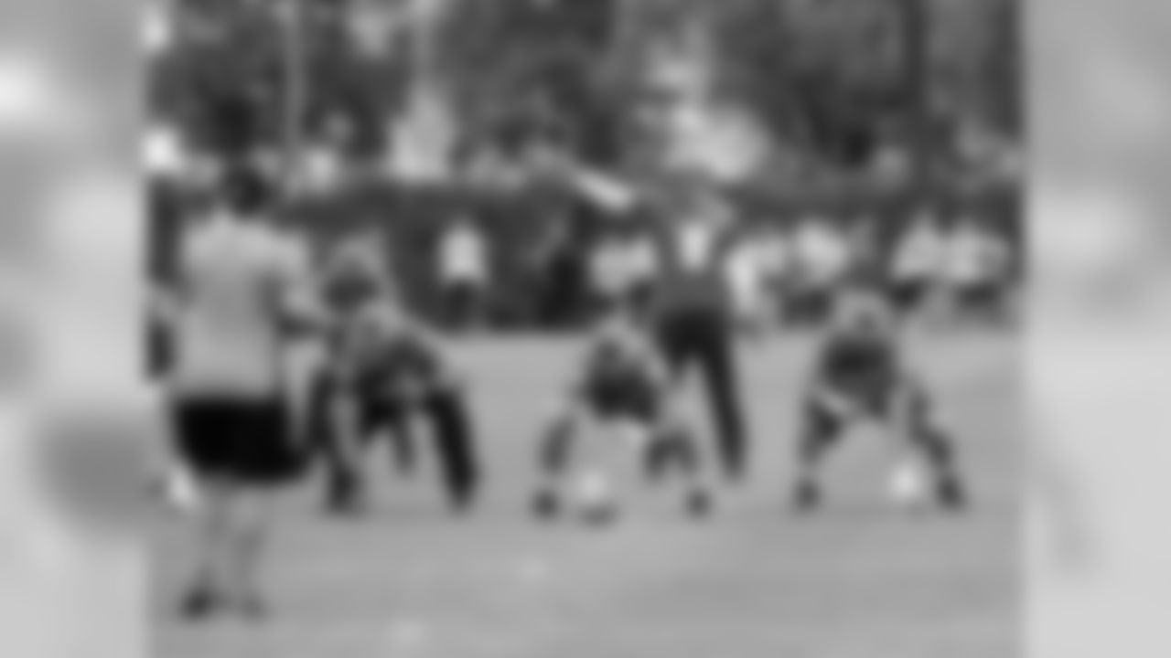 The offense running some plays