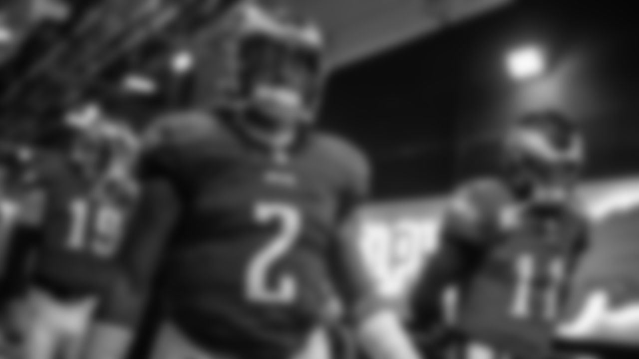 QBs Jalen Hurts and Carson Wentz
Philadelphia Eagles vs. Baltimore Ravens at Lincoln Financial Field on October 18, 2020