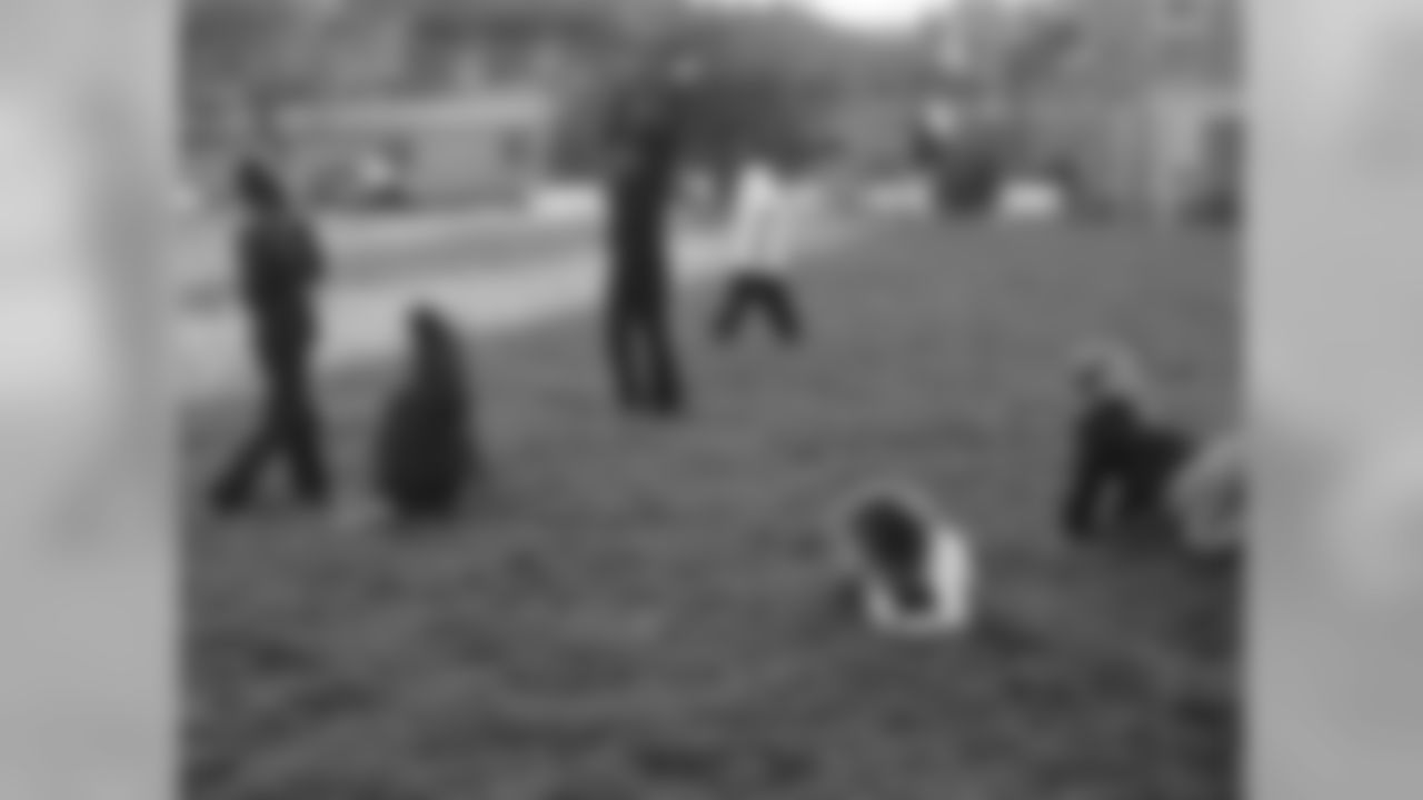 After painting, the kids were back to playing in the grass and having a great time while being active