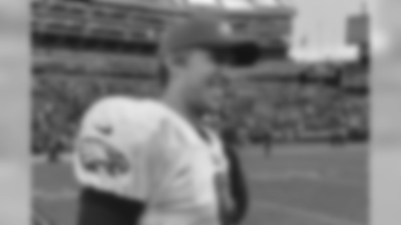 Eagles' QB Nick Foles is all smiles after throwing seven touchdown passes and leading the Eagles to victory.
