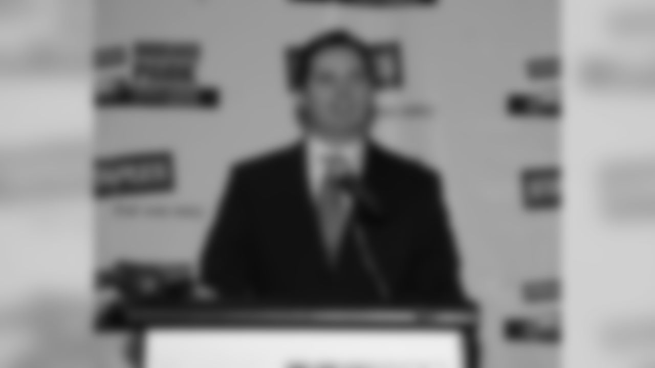 Eagles Senior VP of Business Operations Mark Donovan provided the opening remarks