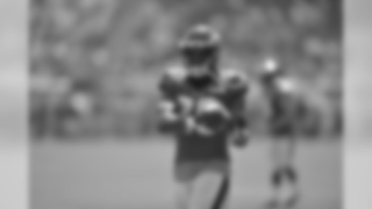 RB DeMarco Murray jogs off after a play