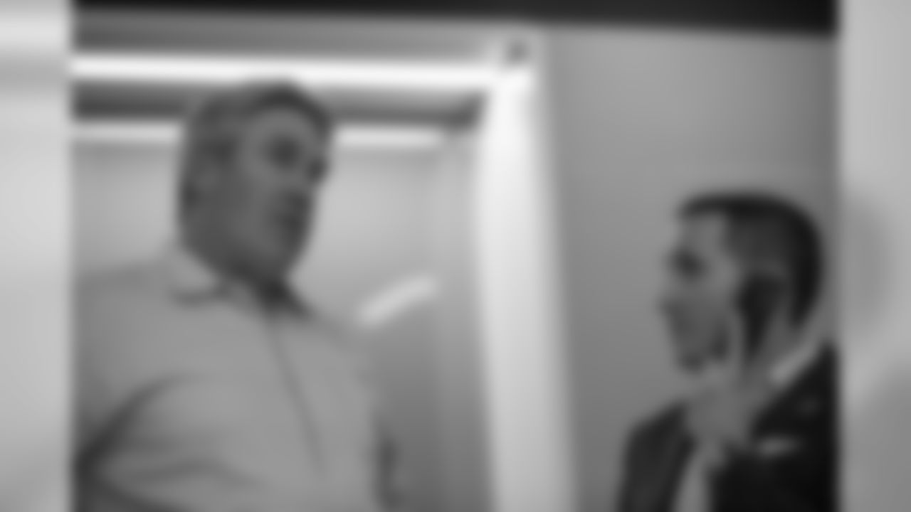 Head coach Doug Pederson and Howie Roseman