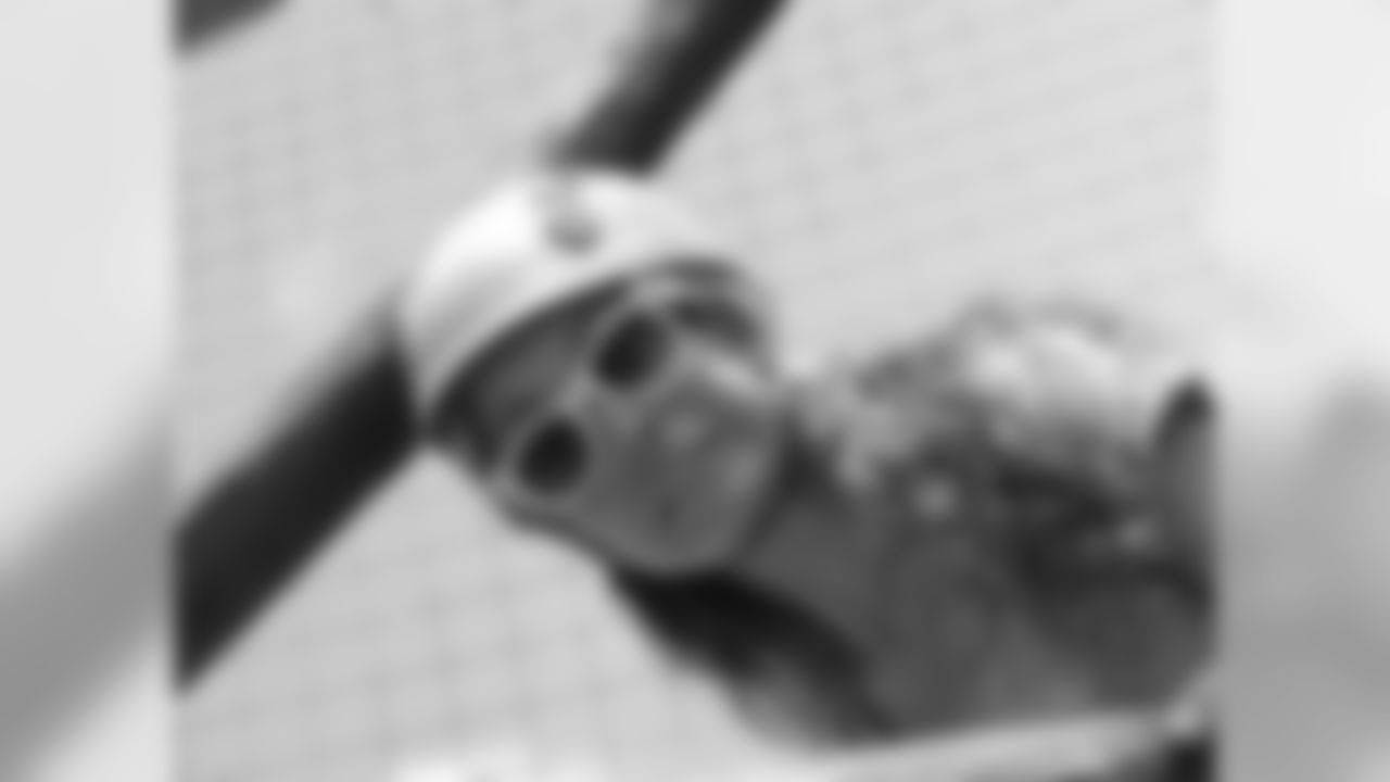 Alicia Marie looks a bit afraid to zipline!