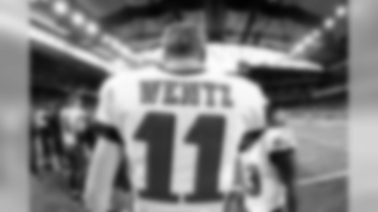 Rookie QB Carson Wentz before the game
