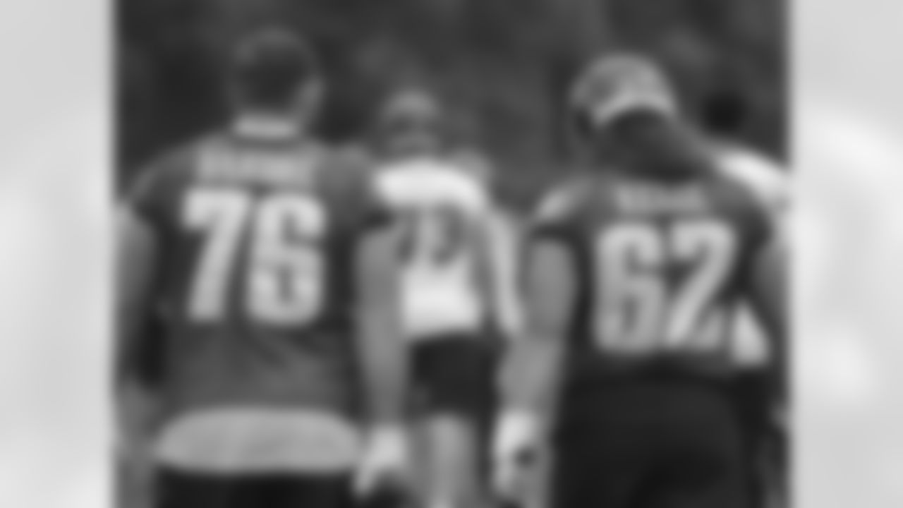 OL Allen Barbre and C Jason Kelce