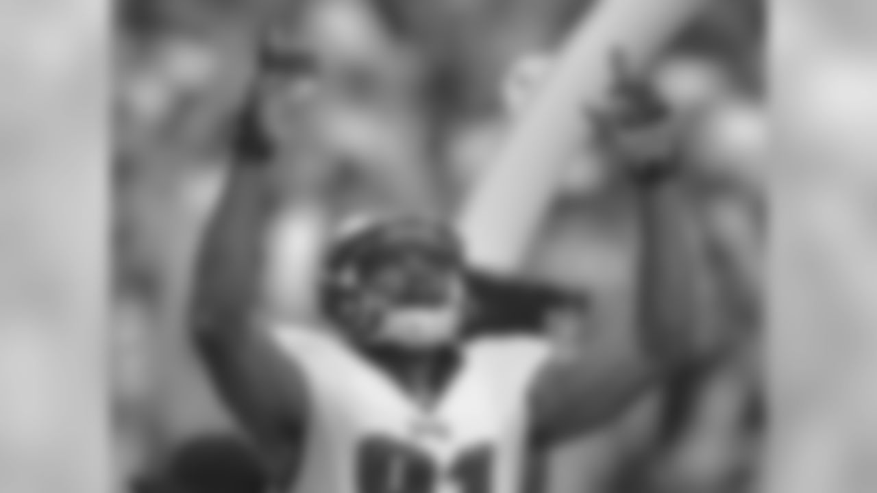 WR Jordan Matthews gives thanks after getting in the end zone against Washington