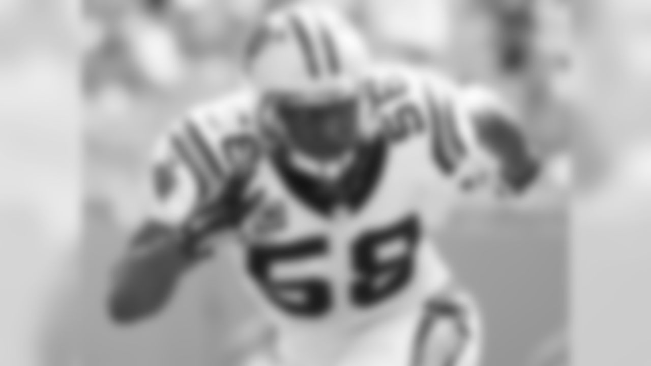 WLB Thomas Davis leads the Panthers with 30 tackles. He was named the Walter Payton Man of the Year last season.