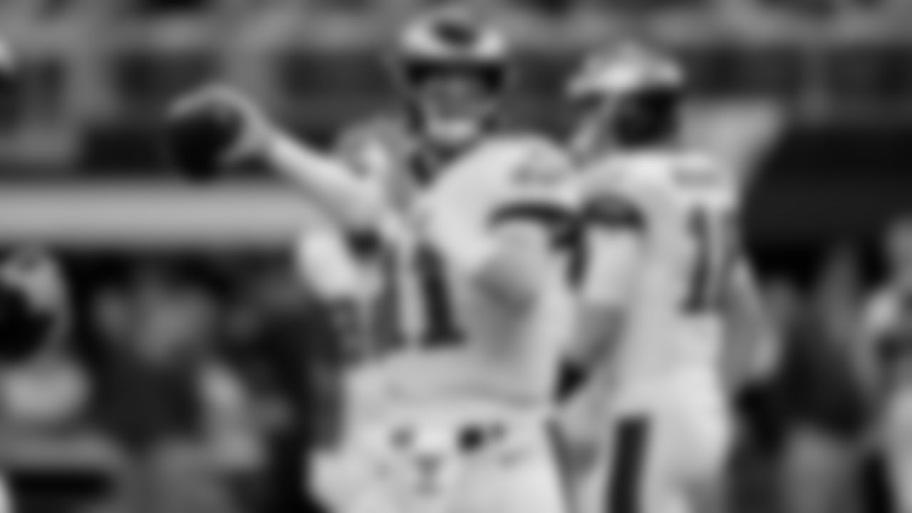 QB Carson Wentz
Philadelphia Eagles vs. Minnesota Vikings at U.S. Bank Stadium on October 13, 2019